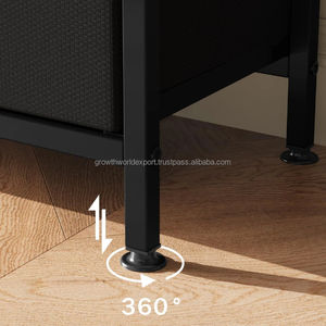 Commode en bois massif IDEALHOUSE |   Miroir de coiffeuse moderne et minimaliste avec rangement et accessoires |   Meubles de chambre à coucher haut de gamme - Product Image 6