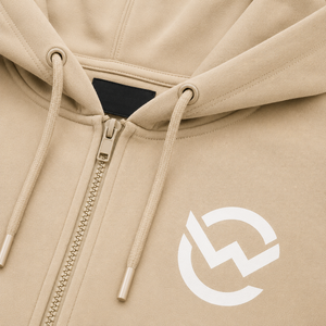 Classic Full Zip Hoodie Fleece Zip Sweatshirt Solid Teal Blue Casual Streetwear Blank Custom Logo Winter Unisex Waterproof - Product Image 5