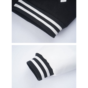 แจ็คเก็ตวาร์ซิตี้ดีไซน์ล่าสุด ระบายอากาศได้ดี คอเสื้อแบบคอกลม พิมพ์โลโก้ตามสั่ง แขนยาวเต็มตัว แจ็คเก็ตเบสบอลสำหรับผู้ชาย - Product Image 6