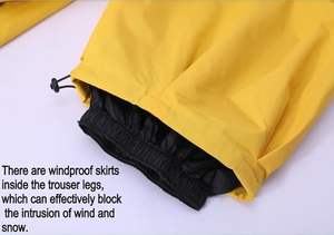 Pantalones Unisex Impermeables y Cortavientos con Calefacción, Forro Polar Tex, Aislamiento Ecológico, para Esquí y Snowboard, Estilo Holgado y de Pierna Ancha - Product Image 6