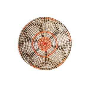 Panier mural décoratif en jonc de mer tressé vietnamien pour intérieurs bohèmes, décoration naturelle pour la maison, l'hôtellerie et le commerce de détail - Product Image 3