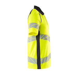 เสื้อโปโลไฮวิซใส่สบายสำหรับผู้ใหญ่ แห้งเร็ว สกรีนโลโก้เองได้ ชุดทำงานแขนสั้น ผลิตจากโพลีเอสเตอร์ สำหรับทำงานและเพื่อความปลอดภัย - Product Image 6