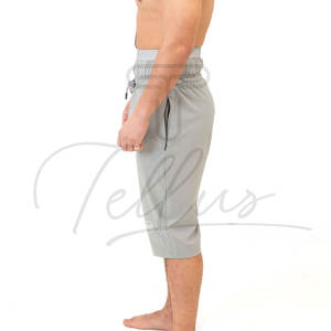 Pantalones Cortos Awrah Baratos con Logotipo Personalizado, Color Blanco Sólido, Pantalones Cortos Musulmanes para la Playa, Pantalones Cortos Awrah de 2 Capas para Hombre - Product Image 2