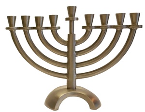 เชิงเทียนเมโนราห์อะลูมิเนียมแบบดั้งเดิม ของตกแต่งคริสต์มาส ของประดับตกแต่งงานแต่งงาน ที่วางเทียนตกแต่งโต๊ะบ้าน - Product Image 1