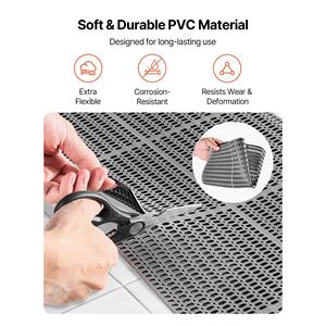 Tappeto Drenante Antiscivolo in PVC di Grado Commerciale 3 x 50 piedi, Tappetino Anti-Schizzi per Aree Umide, Tappeto Cavo a Rotolo per Esterni, Tappetino da Bagno - Product Image 3