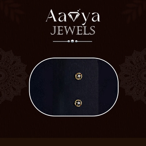 Boucles d'oreilles clous en diamant rond cultivé en laboratoire, diamant de tous les jours, clarté 2 VVS-VS, certifié HRD, or massif 9K, luxe, export - Product Image 2