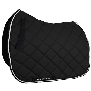 Tapis de selle pour chevaux de haute qualité, excellente qualité, tissu en coton, tapis de selle polyvalents avec bordure blanche - Product Image 2