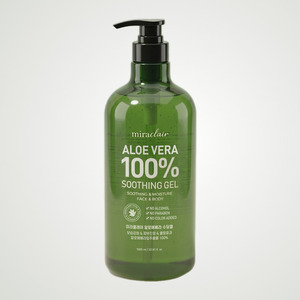 Produits de soin coréens Miraclair Gel apaisant à l'aloe vera 1000 ml Fabriqué en Corée Herbes blanches Tous types - Product Image 4