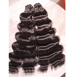 Cabello Natural Ondulado con Doble Trama, 100% Cabello Humano Remy Vietnamita, Negro Natural, Voluminoso y con Gran Volumen, Venta al Por Mayor - Product Image 6