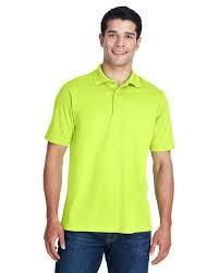 2026 High Quality Men's Short Sleeve Polo Shirt Custom Logo Solid Lime Green Performance Golf Polo with Breathable Pique Fabric - Product Image 2
