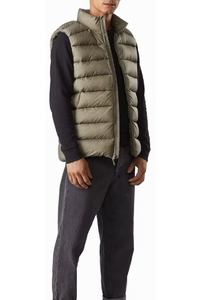 Chaleco Térmico para Hombre, Ropa de Invierno, Resistente al Viento, con Cierre, Chaleco Acolchado de Poliéster - Product Image 2