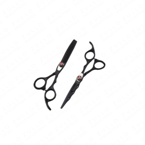 Professional Right Hand <b>Barber</b> Scissors <b>Set</b> 6pcs Titanium Coated Stainless Steel Sharp Blade Hair Cutting Tool Kit - Product Image 3