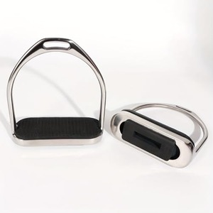 อานม้าสแตนเลสแบบตะวันตกพร้อมที่วางเท้าคู่หุ้มหนัง ARMANDIOUS INDUSTRIES - Product Image 6