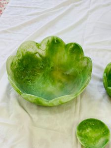 Tazón de Resina para Ensaladas, Uso Familiar, para Alimentos y Frutas, Tazón de Resina de Alta Calidad para Servir Ensaladas, para el Hogar y la Cocina - Product Image 1