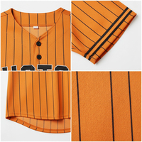 Kaos Jersey Baseball Unisex Custom, Pendek, Bernapas, Ukuran Besar, Sablon Sutra, Anti-Bakteri, 100% Katun Organik