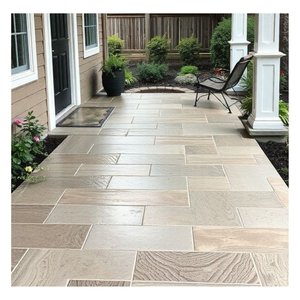 Adoquines de Porcelana con Efecto Piedra Gris Claro para Patio, Belleza de Piedra Natural, Rendimiento de Porcelana Avanzado, Estilo Contemporáneo para Exteriores - Product Image 5