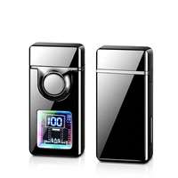 Ensemble de cigarettes intelligent de luxe Serigs, briquet électrique haut de gamme, coupe-vent, en métal, rechargeable, multifonctionnel