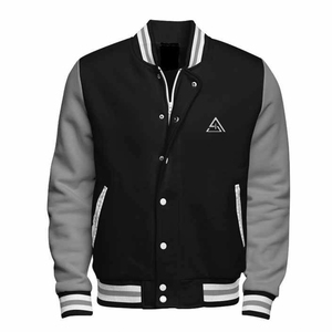 Nouvelle arrivée : veste de baseball pour homme avec couleurs unies, en polaire respirante, vente en gros de vestes pour hommes - Product Image 6