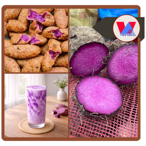 BEST SELLER Poudre d'igname violette lyophilisée écologique, extrait pur d'Ube, farine fine 60-120 mesh pour la pâtisserie et la confection de desserts - Product Image 3
