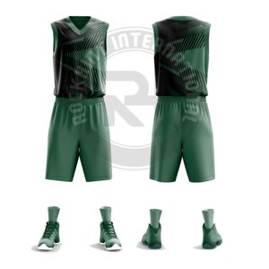 Uniforme de Baloncesto Personalizado de Poliéster, Tejido Transpirable, Corte Atlético, Ideal para Clubes, Escuelas y Eventos Deportivos - Product Image 4