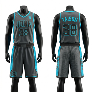 Uniforme de Baloncesto para Hombre, 180 GSM, Malla de Poliéster Transpirable, Verde y Dorado, Panel Lateral en Contraste, Sublimación, Conjunto de Jersey con Logotipo Personalizado - Product Image 2