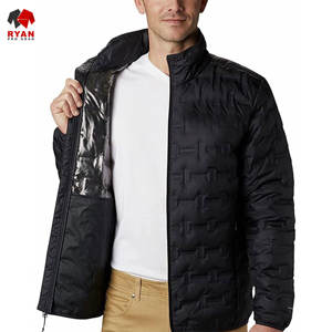 Blouson matelassé sur mesure pour homme, logo personnalisé, fermeture éclair, tissu respirant et confortable, design ODM - Product Image 1