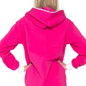 Mono de Forro Polar Suave y Transpirable de Poliéster/Algodón para Mujer, Estilo Clásico Vintage, Informal, Personalizado, para Otoño/Invierno - Product Image 4