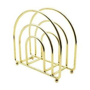 Gold Christmas <b>Tree</b> Napkin Holder Metal Decorative <b>Tabletop</b> Tissue Organizer Festive Kitchen Dining Display - Product Image 3