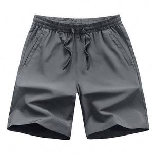 Shorts de sport décontractés pour hommes, légers, respirants, avec taille élastique et cordon de serrage, confortables pour le quotidien, la course et l'entraînement - Product Image 1