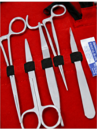 ชุดเครื่องมือผ่าตัด TYNEX SURGICAL สำหรับนักศึกษาแพทย์ ฝึกหัดเย็บแผล ได้รับการรับรองมาตรฐาน CE ระดับ Class I พร้อมอุปกรณ์มือหมุนและกระเป๋าซิป 7 ชิ้น - Product Image 5