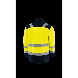 Security Winter Safety Hooded <b>Canvas</b> Quilted <b>Jacket</b> with Zip Closure and Multi Pockets for best sale - Product Image 2