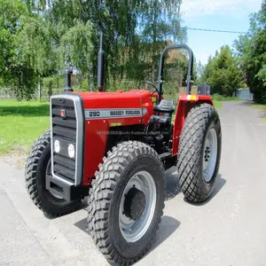 Tractor para agricultura Massey Ferguson 385 Tractores usados con cubo Buen precio