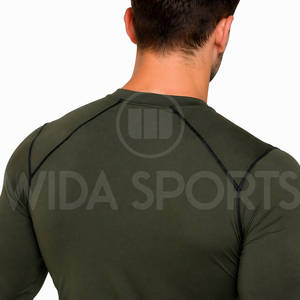 Camiseta Deportiva de Compresión Ligera y Simple para Hombre, de Secado Rápido, para Gimnasio, Ropa Deportiva Elástica, Última Llegada - Product Image 5