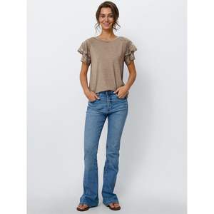 2025 2025 femmes mignon t-shirts Blouse basique t-shirt à manches courtes haut d'été dentelle habillé décontracté affaires body - Product Image 3