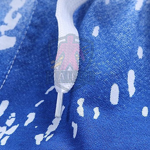 ชุดออกกำลังกายขาสั้นสำหรับผู้ชายชุดออกกำลังกายฟิตเนสเอวยางยืดยาวถึงเข่าระบายอากาศได้ดีเป็นมิตรกับสิ่งแวดล้อมเสื้อยืดเข้าชุดกางเกงขาสั้น - Product Image 5