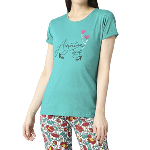 T-shirts longs pour femmes, dernière tendance, uni, teinture unie, haute qualité, été, respirant, polyester/coton, couleur et logo personnalisés - Product Image 1