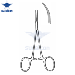 Pinzas Hemostáticas Micro Mosquito Artery de 12 cm (4-3/4 Pulgadas), Curvas, Extra Delicadas, de Acero Inoxidable Premium para Microcirugía - Product Image 3