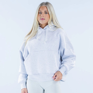 Hoodies élégants pour femmes, blancs, coupe ample, doublés en polaire, mode décontractée d'hiver, confortables, tendance, vêtements de tous les jours, nouveaux styles - Product Image 5