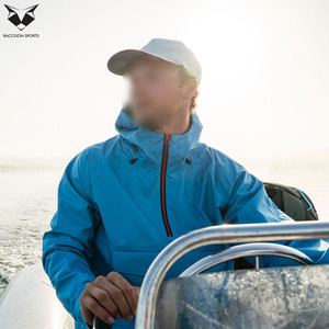 Men's Fishing <b>Jacket</b> Waterproof Windproof Outdoor Fishing Coat Breathable Hooded <b>Rain</b> <b>Jacket</b> for Professionals - Product Image 5