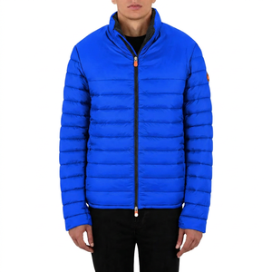 Chaqueta de Hombre con Cuello Alto, Cierre de Cremallera, Resistente al Viento, para Invierno, Uso Casual, Color Sólido, Exterior de Poliéster - Product Image 3