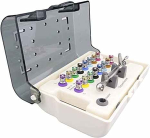 Universal Prosthetic 16-Piece Stainless Steel Manual Class II Dental Implant Surgical Kit CE Certified Colorful <b>Torque</b> Wrench - Product Image 1