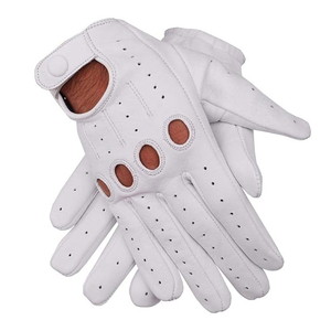 Wholesale Manufacture Latest Design Leather <b>Driving</b> <b>Gloves</b> Solid Color Waterproof Breathable Non-Slip Unisex All Seasons <b>Gloves</b> - Product Image 1