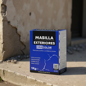 Criscolor Masilla per Esterni 1Kg, Resistente all'Acqua, per Riparazioni Esterne - Product Image 3