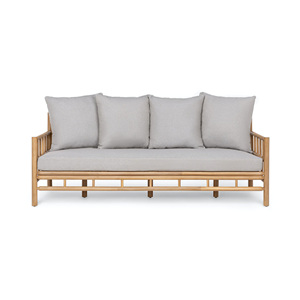 Ensemble de canapés en rotin d'extérieur moderne avec coussins résistants aux intempéries et durables pour villa, maison d'hôtes, hôtel, cour, jardin, terrasse - Product Image 6