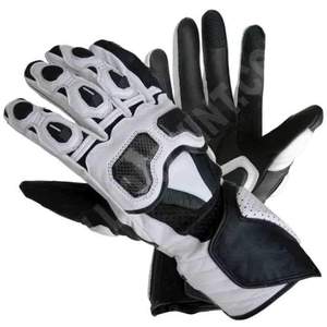 Premium Quality Unisex Full-Finger <b>Touch</b> Screen Driving Motorbike <b>Gloves</b> Breathable Leather Hook Loop Closure Sports Racing - Product Image 5
