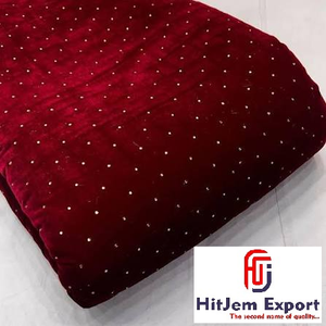 Tela de malla con cristales de imitación Hot Fix, 70 GSM, ecológica, ligera, elástica, transpirable, fabricante OEM ODM personalizado, para novias - Product Image 3