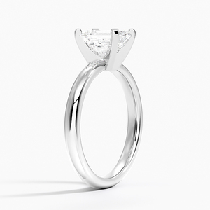 BOJ <b>Ring</b> 090 <b>Emerald</b> Cut 925 <b>Silver</b> Halo Prong Stone Solitaire Diamond <b>Ring</b> 2ct D Color VVS1 Moissanite GRA Certified Low Price - Product Image 2