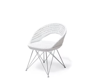 Fauteuil de patio en rotin brun de luxe, haute qualité, faible coût, style Meco, résistant aux UV, meubles de jardin en résine tressée - Product Image 1