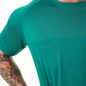 Camiseta Deportiva de Secado Rápido, Corte Regular, Cuello Redondo, Elástica, Color Sólido, Transpirable, Ecológica, 100% Algodón, Deportiva, para Trabajar - Product Image 6