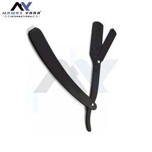 Professional Straight Barber Shaving Folding Cut Throat Razor for <b>Men</b> Salon Grade Shavette Custom Logo Branding Single Blade - Product Image 3